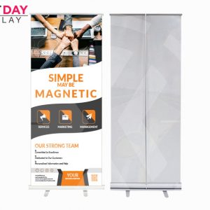 33 quot x 81 quot Standard Retractable Banner (Silver Base) Next Day Display