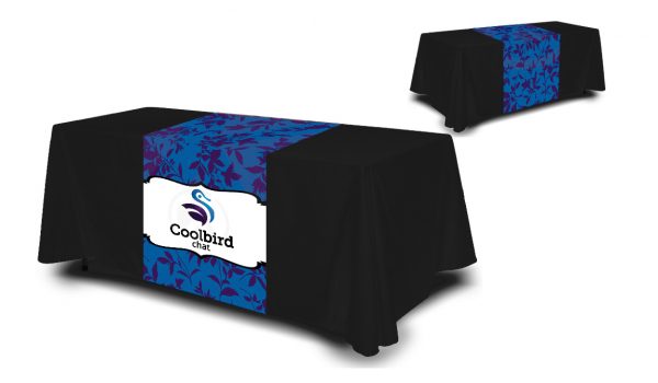 Full Color Table Runner (Table Cloth Not Included) - Next Day