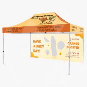 15ft Outdoor Event Tent Back Wall (No Top & Frame) - Image 2